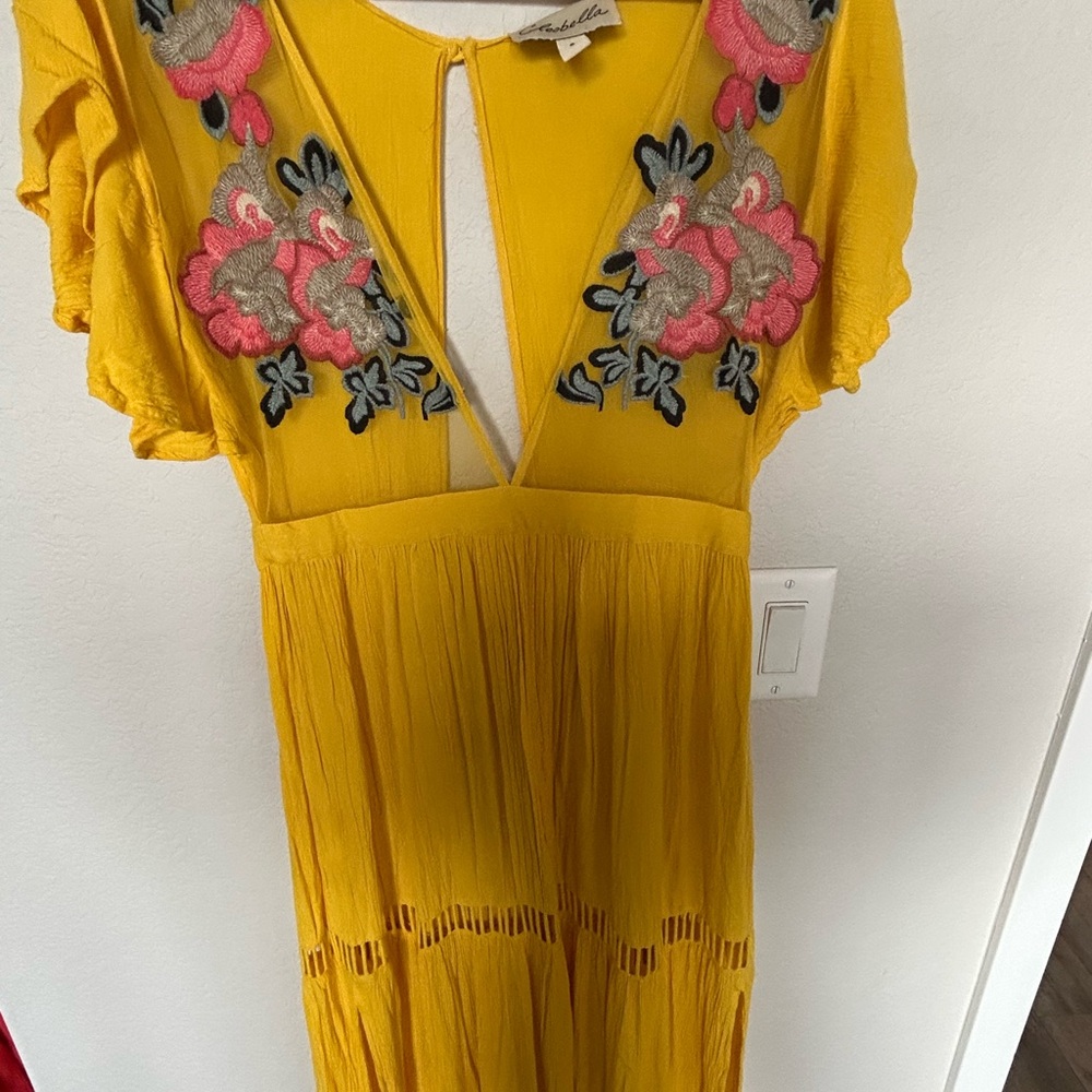 Cleobella Sunlit Floral Embroidered Dress